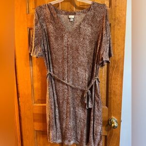 A New Day Leopard Animal Print Dress BNWT XXL